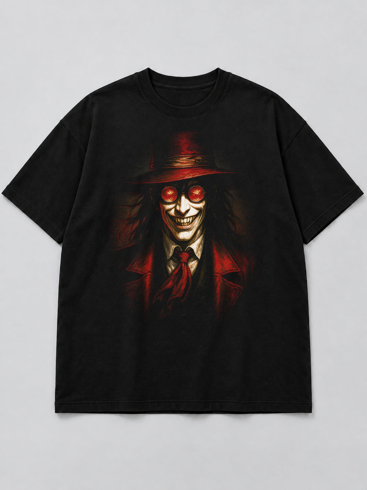 Polera Alucard's Menacing Presence negra de corte amplio