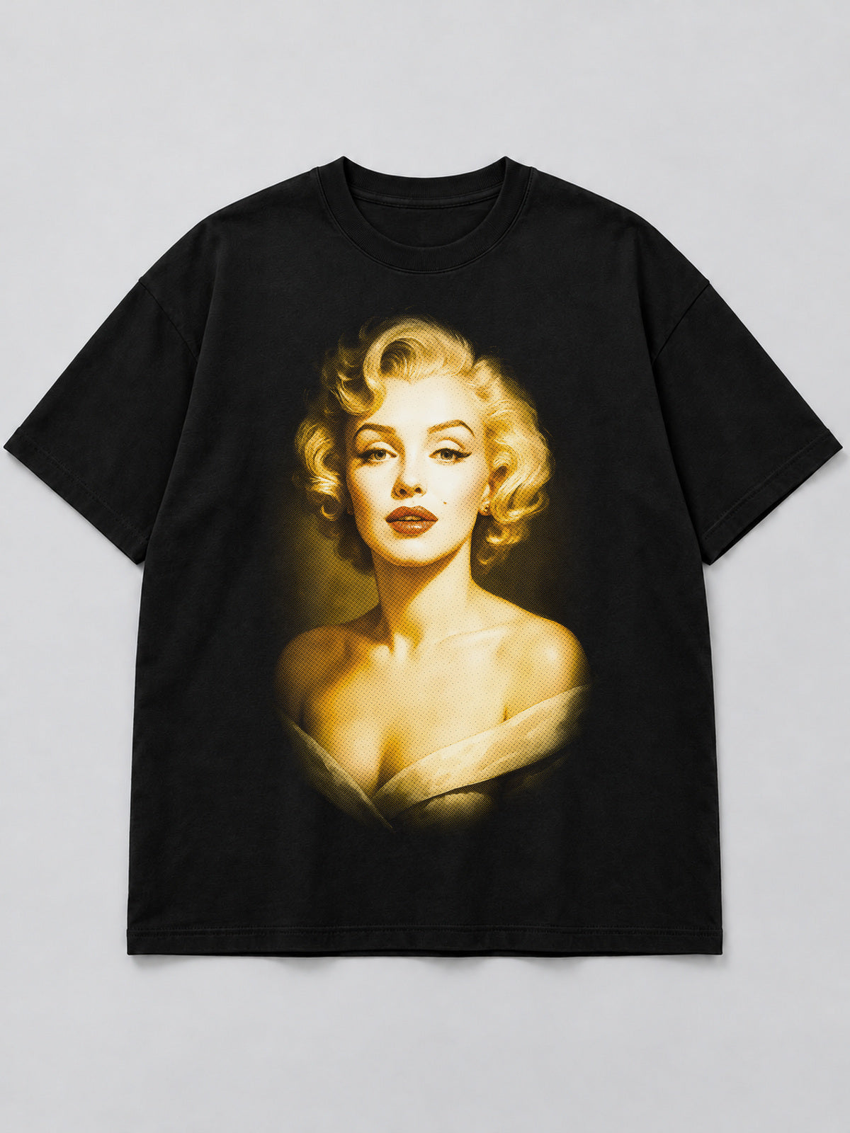 Polera Timeless Hollywood Glamour negra de corte amplio