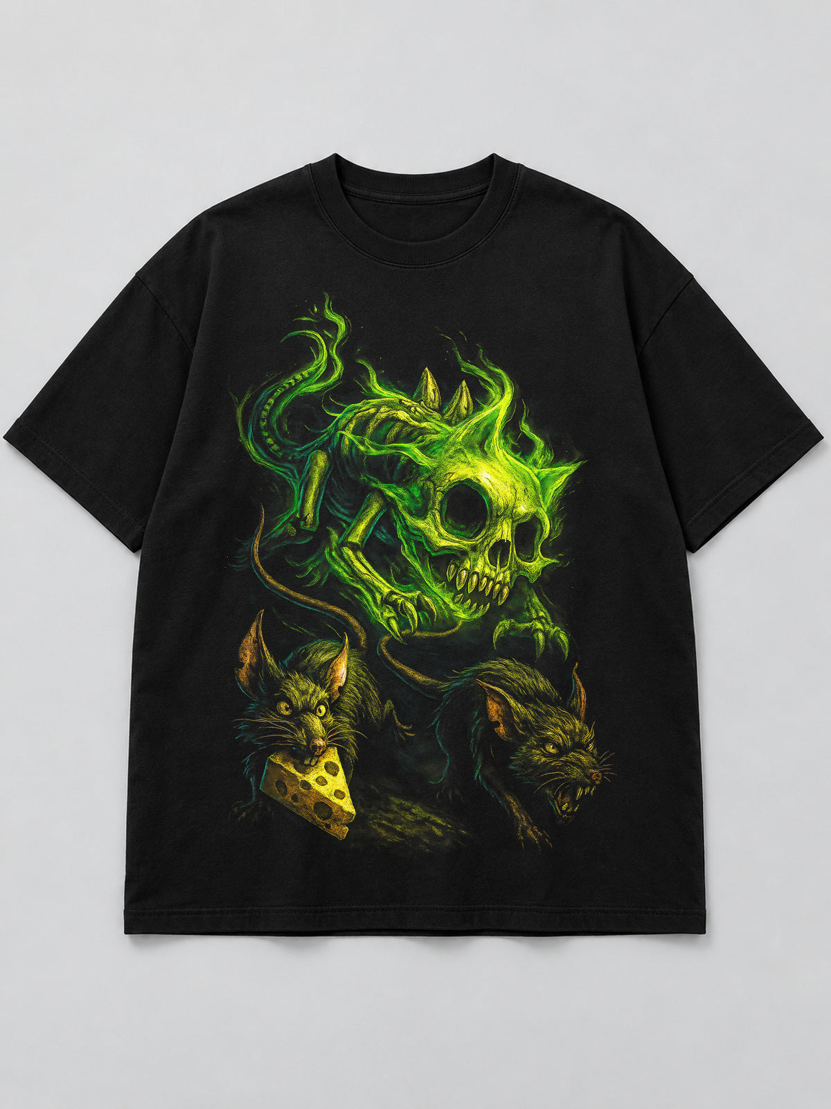 Polera Calavera Tóxica - Halloween 2026