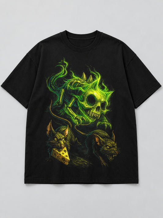 Polera Calavera Tóxica - Halloween 2026