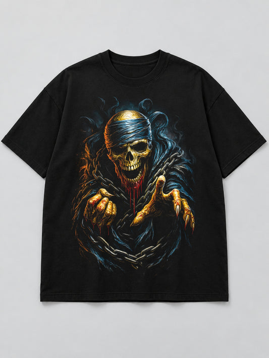 Polera Calavera Vendada - Halloween 2026