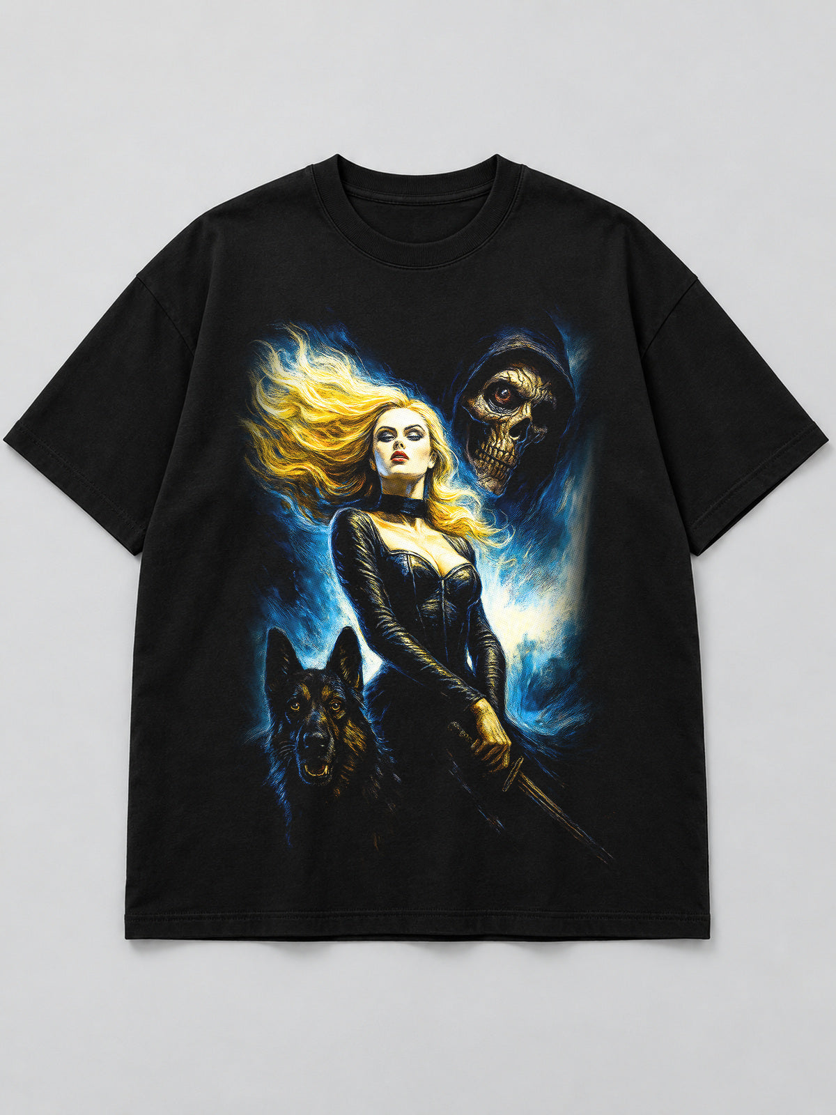 Polera Rubia y la Parca - Halloween 2026