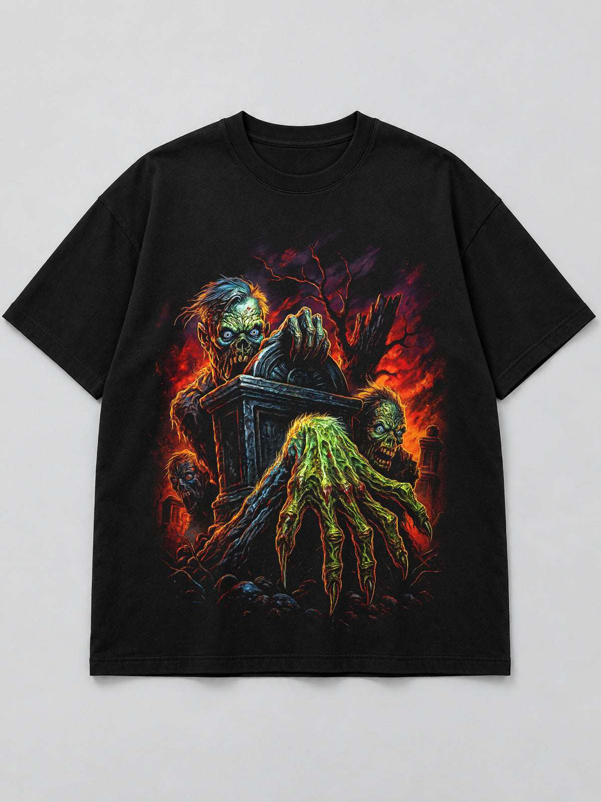Polera Zombies del Ataúd - Halloween 2026