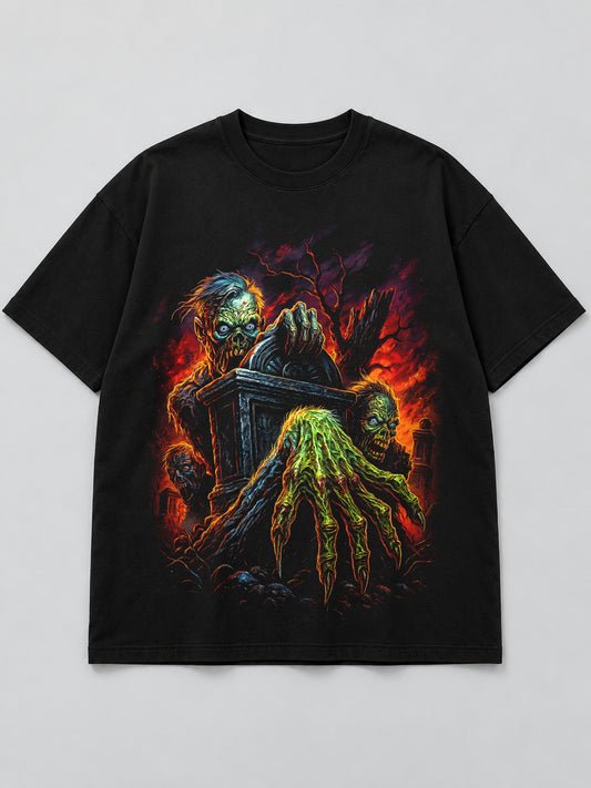 Polera Zombies del Ataúd - Halloween 2026