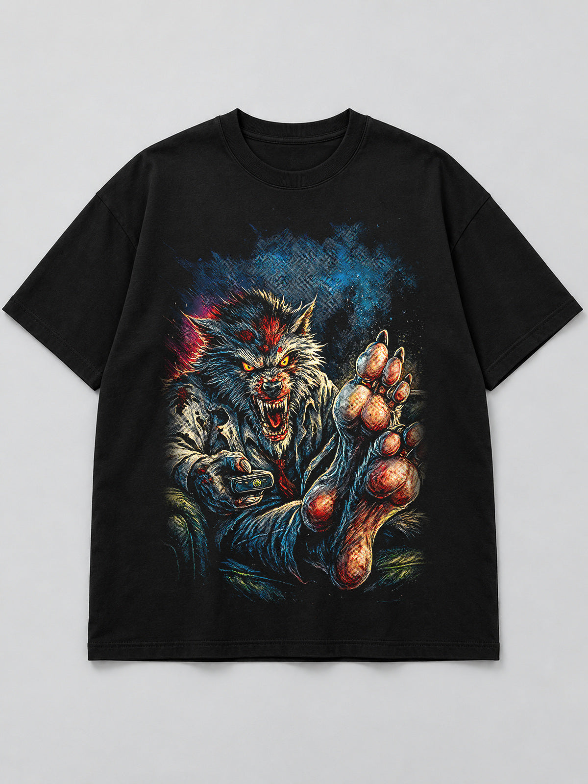 Polera Hombre Lobo Feroz - Halloween 2026