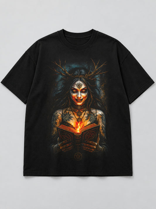 Polera Bruja del Libro - Halloween 2026