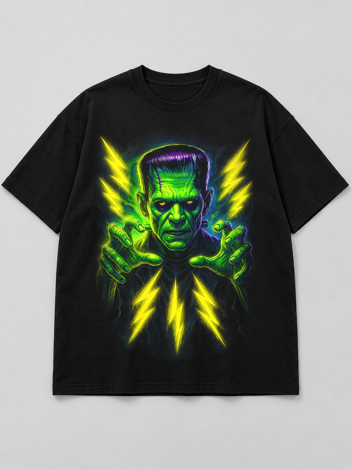 Polera Frankenstein Eléctrico - Halloween 2026