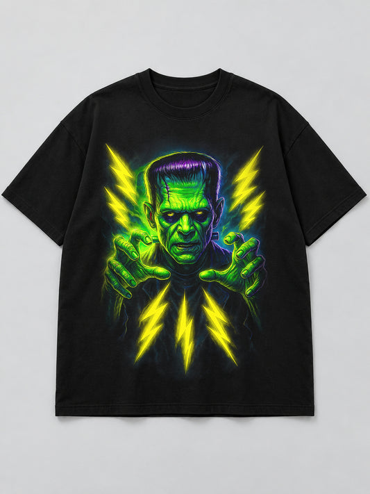 Polera Frankenstein Eléctrico - Halloween 2026