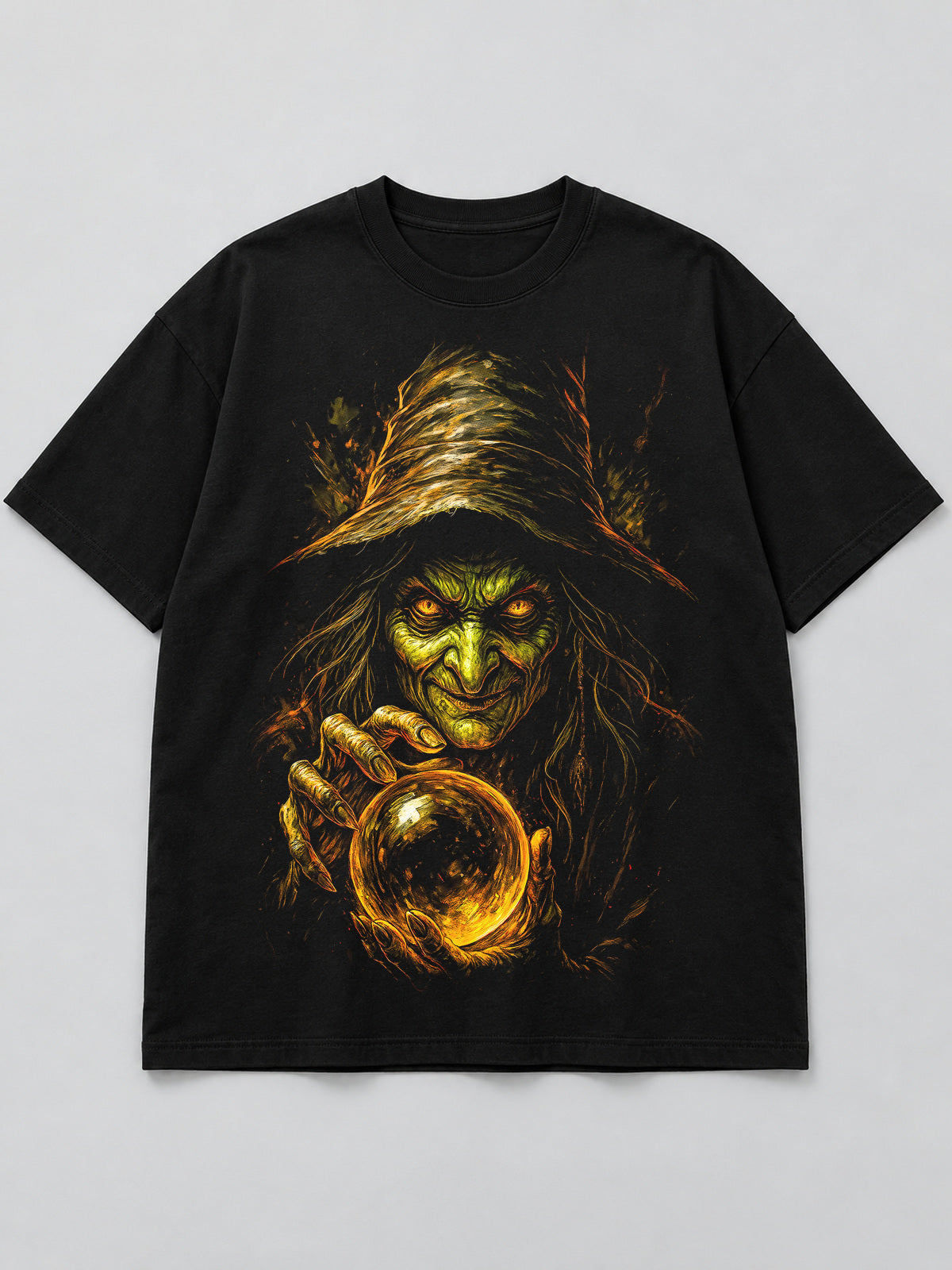 Polera Bruja de la Bola de Cristal - Halloween 2026