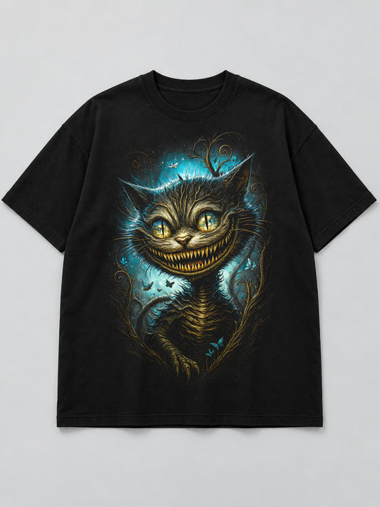 Polera Gato Sonriente Siniestro - Halloween 2026