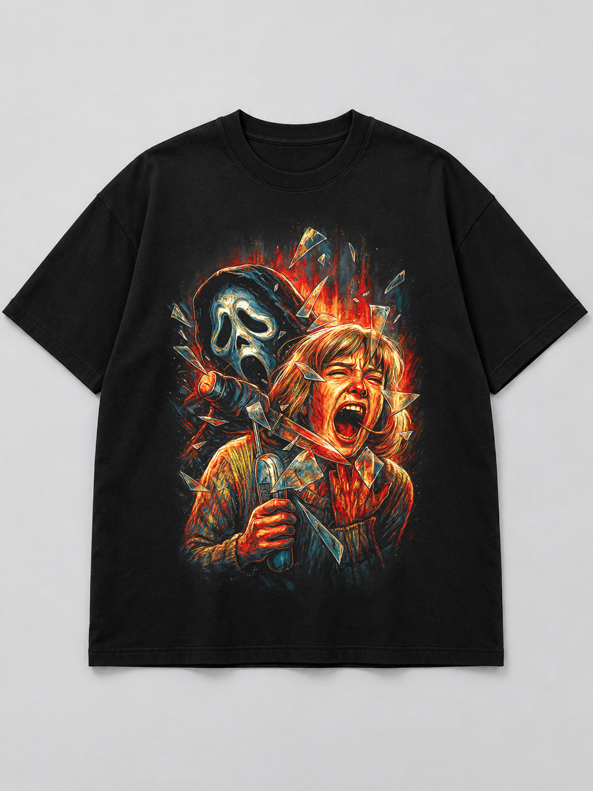 Polera Pánico del Grito - Halloween 2026