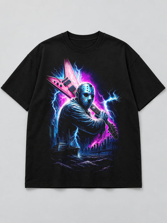 Polera Máscara Rockera - Halloween 2026
