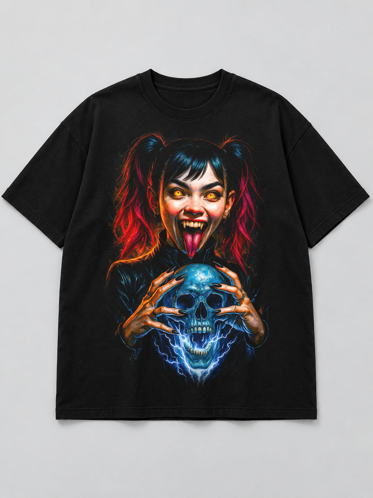 Polera Chica Calavera de Cristal - Halloween 2026