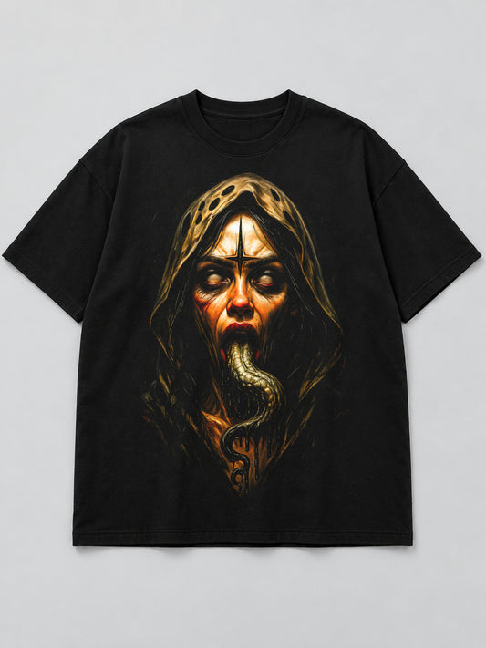 Polera Monja Poseída - Halloween 2026
