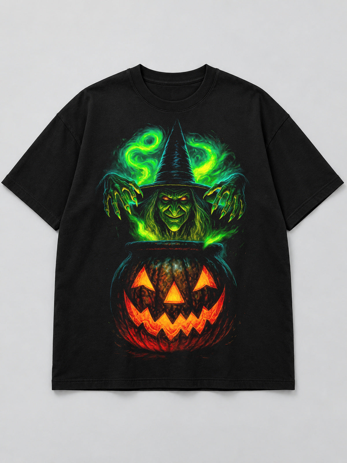 Polera Bruja Calabaza - Halloween 2026
