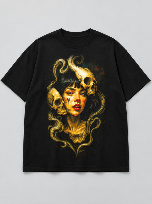 Polera Medusa de Calaveras - Halloween 2026