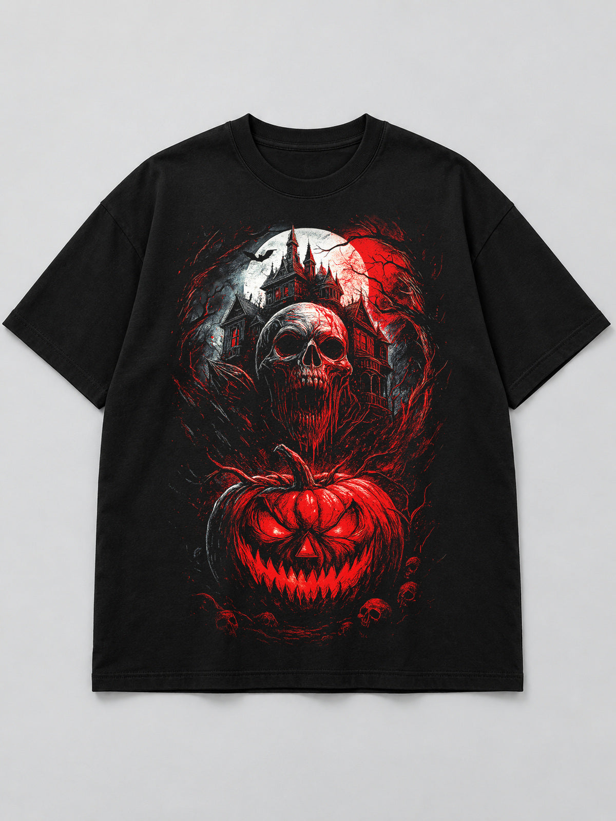 Polera Castillo Calavera - Halloween 2026