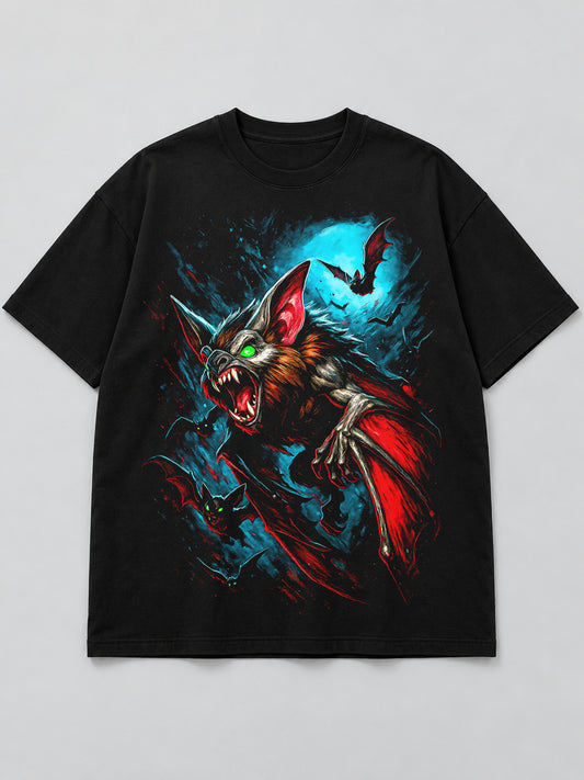 Polera Murciélago Vampiro - Halloween 2026