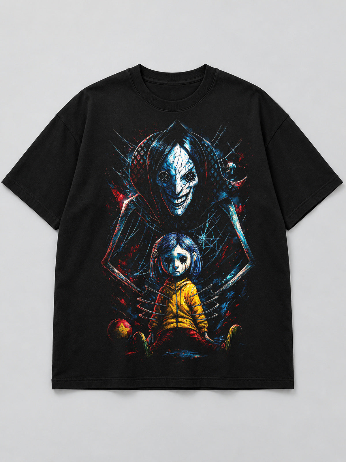 Polera Muñeca de Ojos de Botón - Halloween 2026