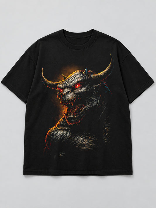 Polera Demonio Cornudo - Halloween 2026