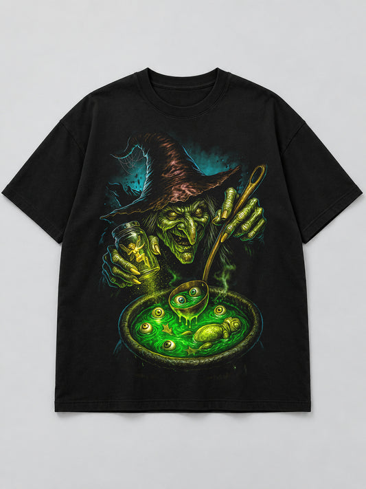 Polera Bruja de la Pócima - Halloween 2026