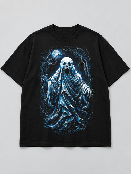 Polera Fantasma Azul - Halloween 2026