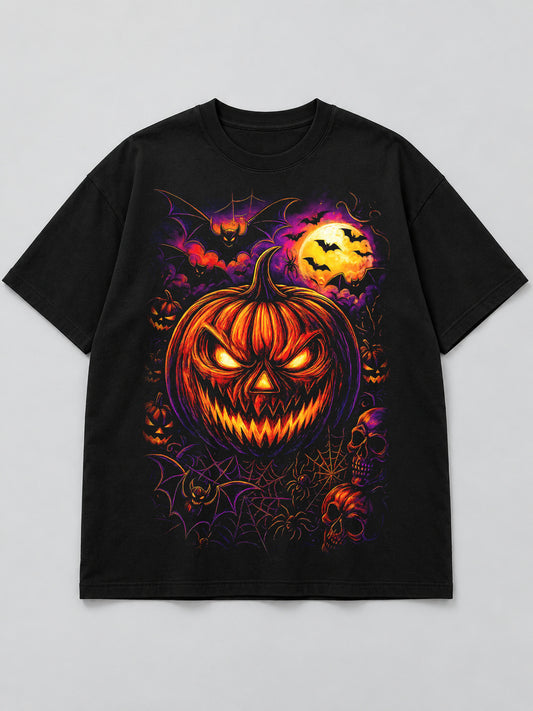 Polera Calabaza Púrpura - Halloween 2026