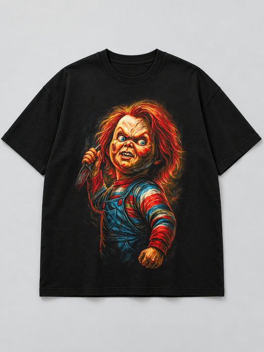Polera Muñeco Diabólico - Halloween 2026