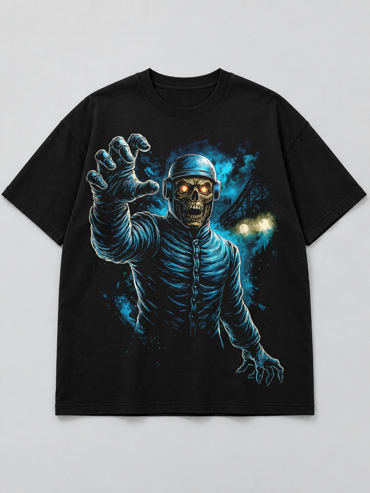 Polera Zombie Azul - Halloween 2026