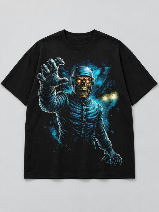Polera Zombie Azul - Halloween 2026