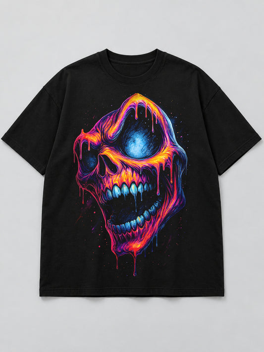 Polera Calavera Ácida - Halloween 2026