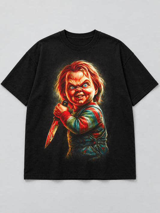 Polera Muñeco del Cuchillo - Halloween 2026