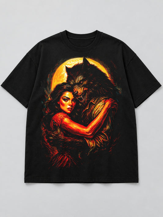 Polera Romance de Hombre Lobo - Halloween 2026