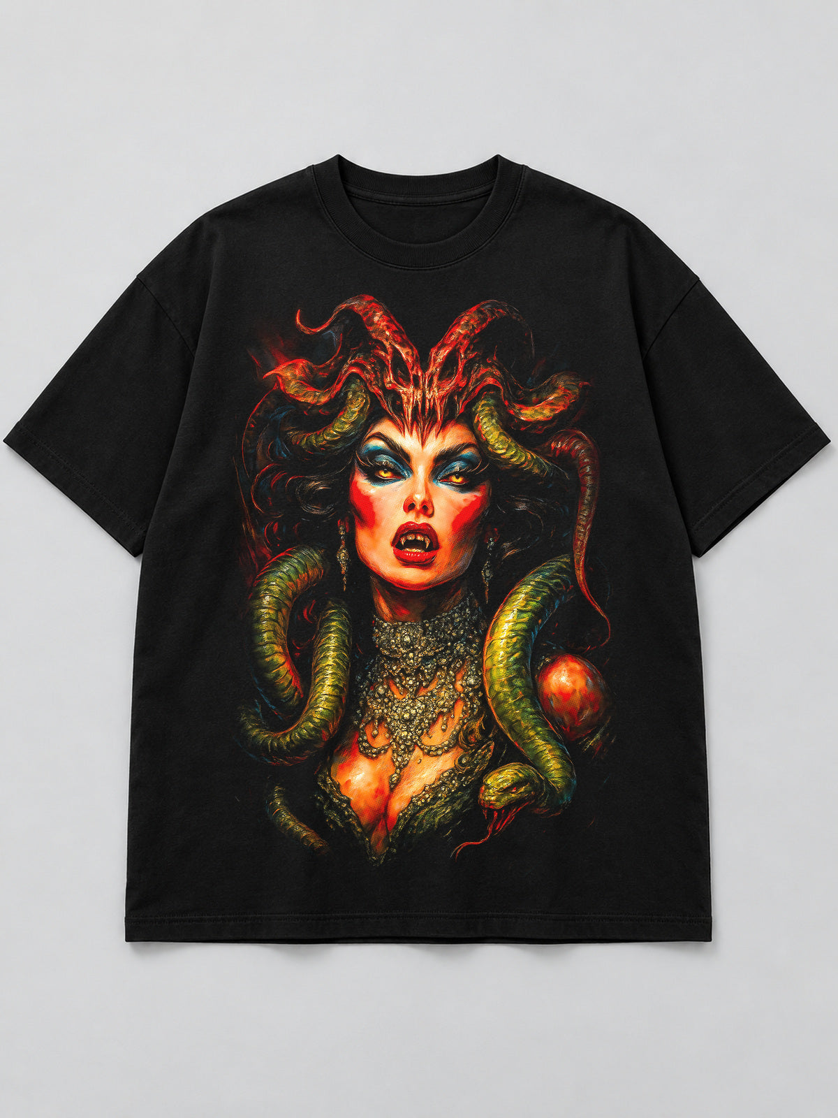 Polera Medusa Vampira - Halloween 2026