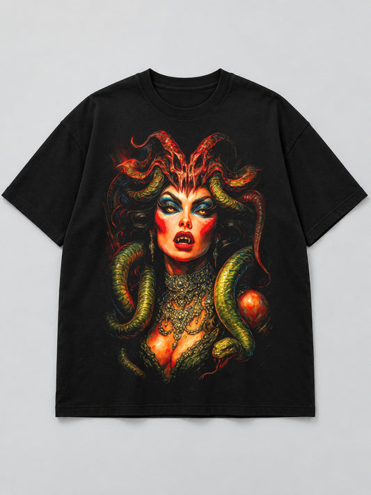 Polera Medusa Vampira - Halloween 2026