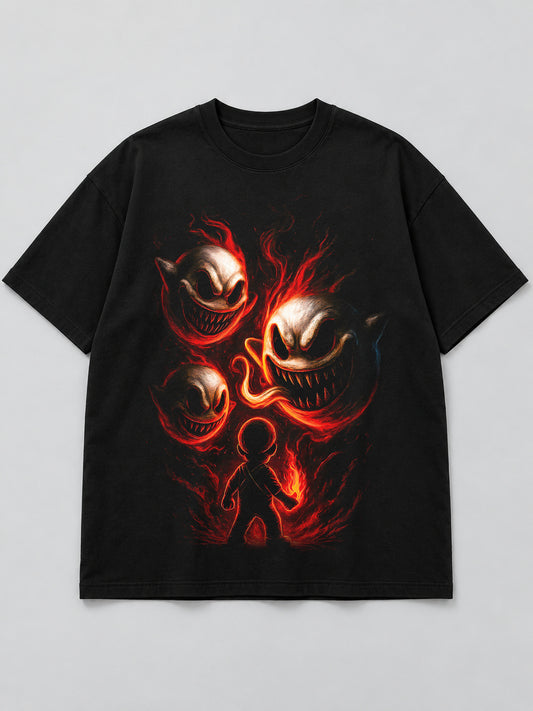 Polera Espíritus Rojos - Halloween 2026