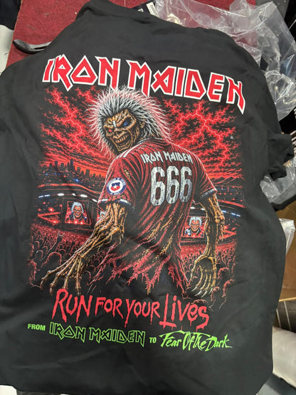 Polera Iron Maiden Negra 100% Algodón | Serigrafía Rock | ENVÍO GRATIS A TODO CHILE