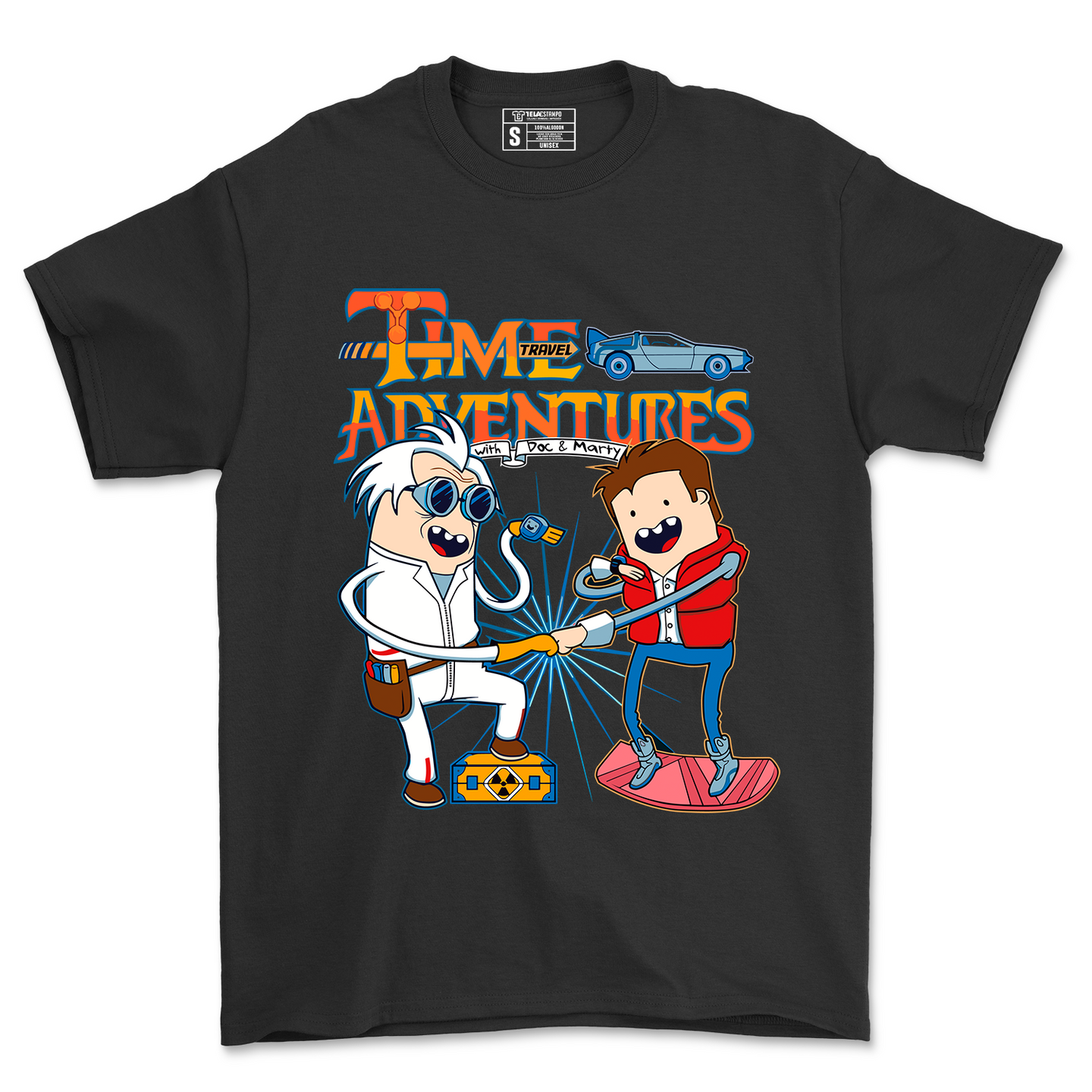 POLERA CARICATURA - ADVENTURE TIME - D17
