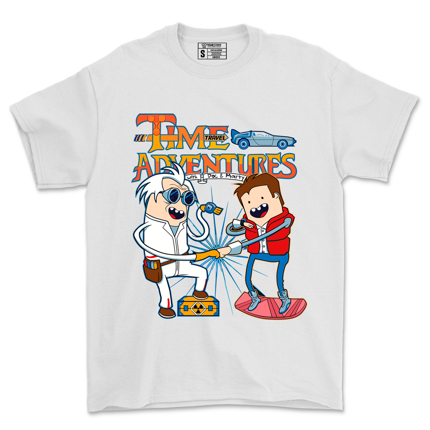 POLERA CARICATURA - ADVENTURE TIME - D18