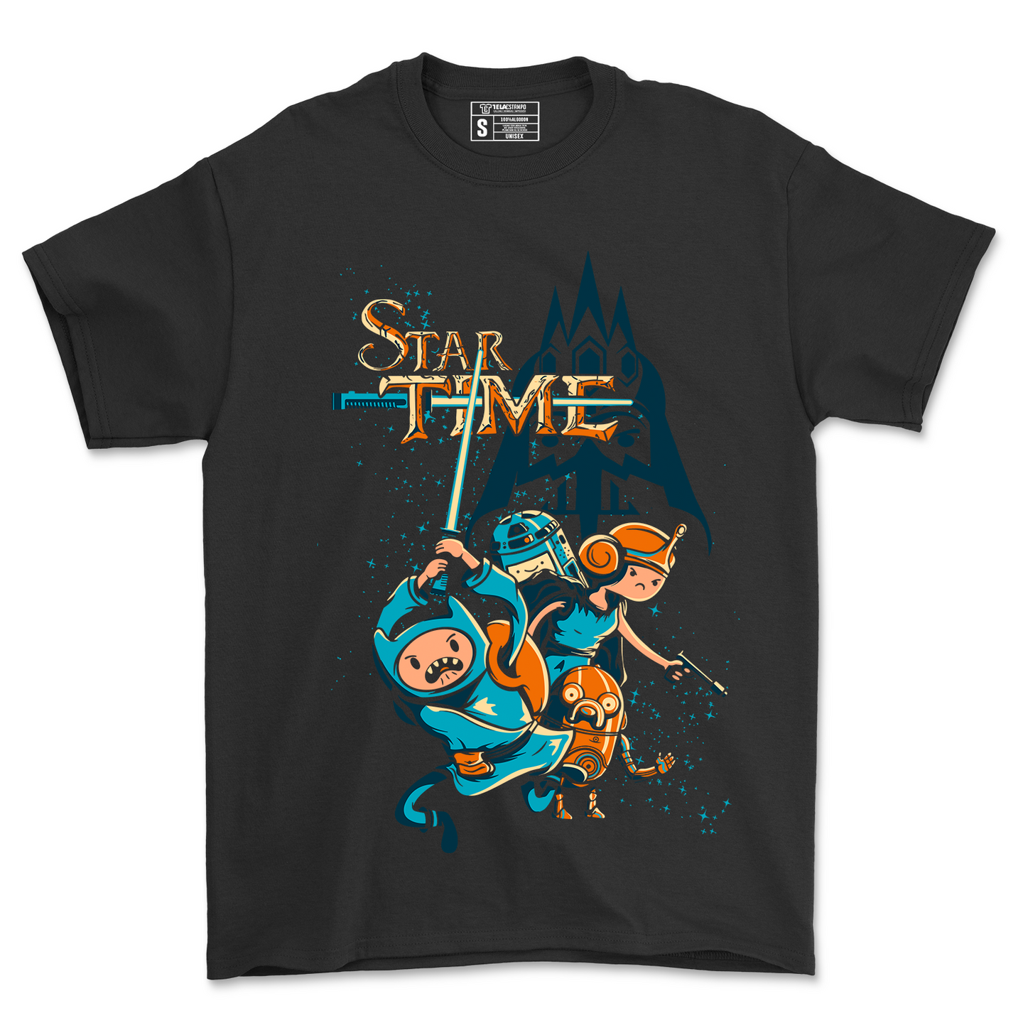 POLERA CARICATURA - ADVENTURE TIME - D19