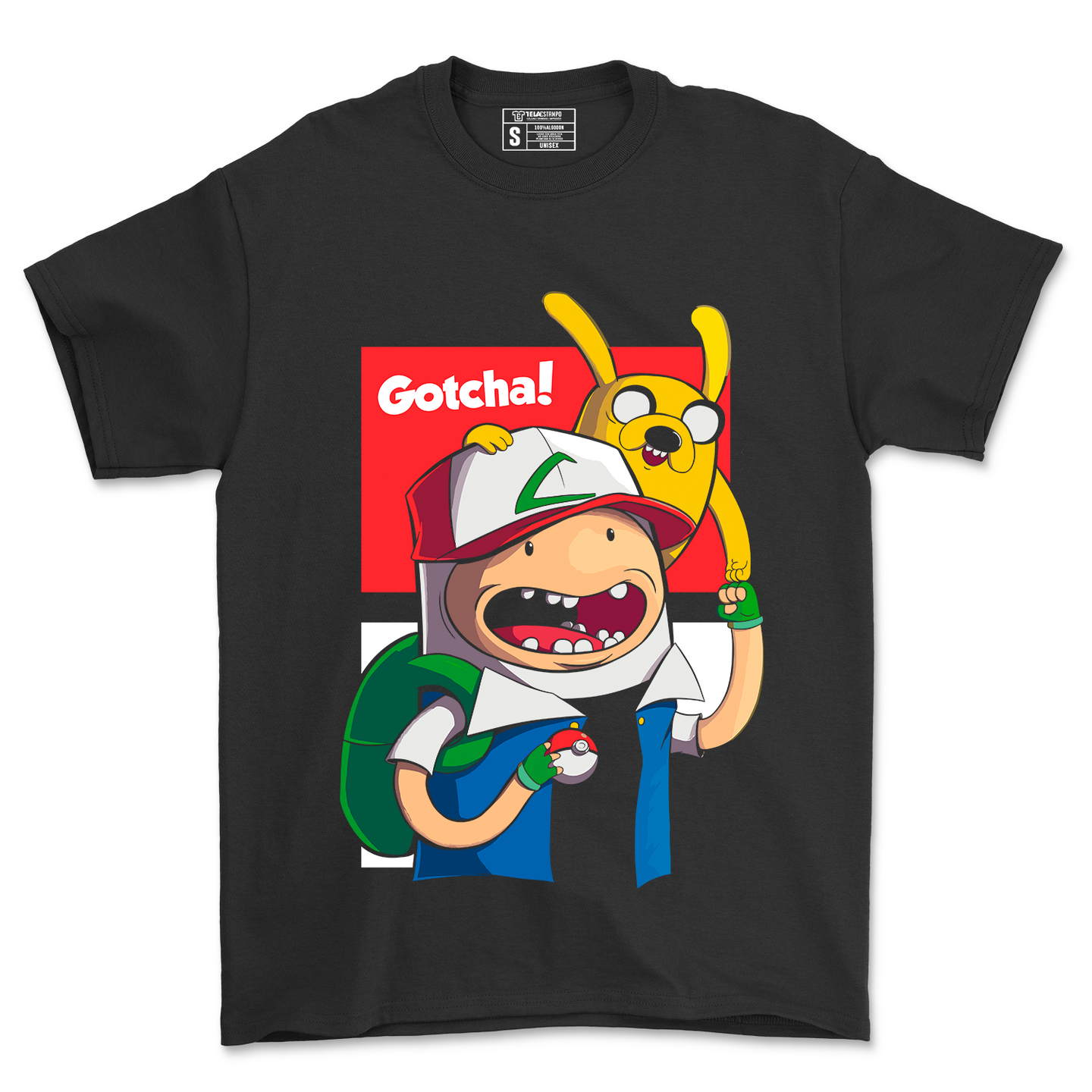 POLERA CARICATURA - ADVENTURE TIME - D3