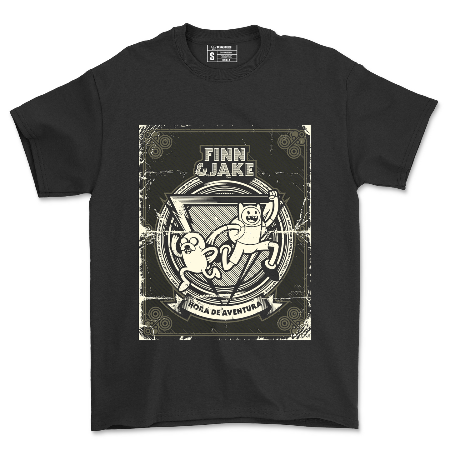 POLERA CARICATURA - ADVENTURE TIME - D20