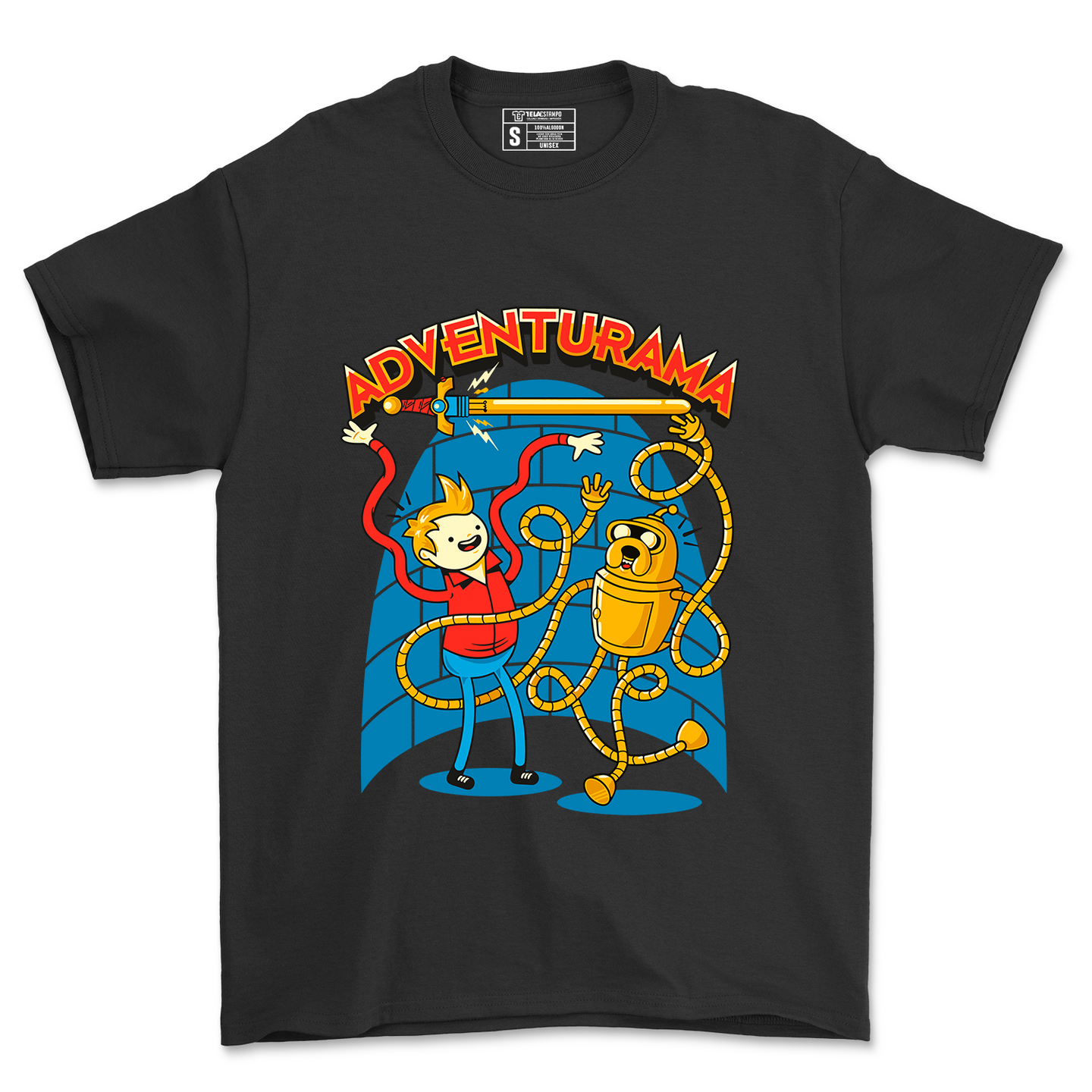 POLERA CARICATURA - ADVENTURE TIME - D10