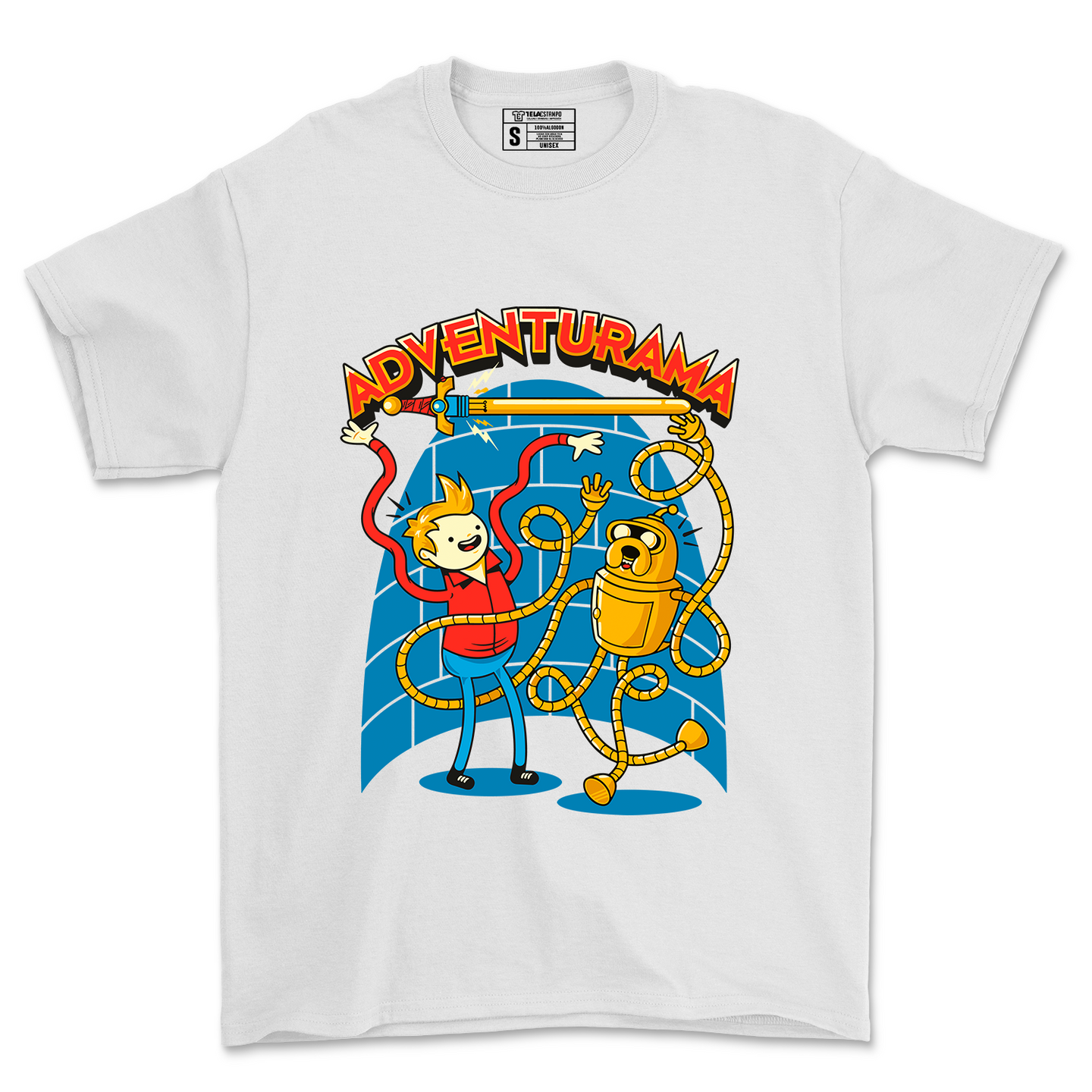 POLERA CARICATURA - ADVENTURE TIME - D11