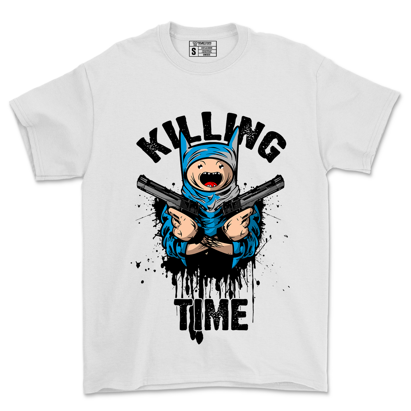 POLERA CARICATURA - ADVENTURE TIME - D14
