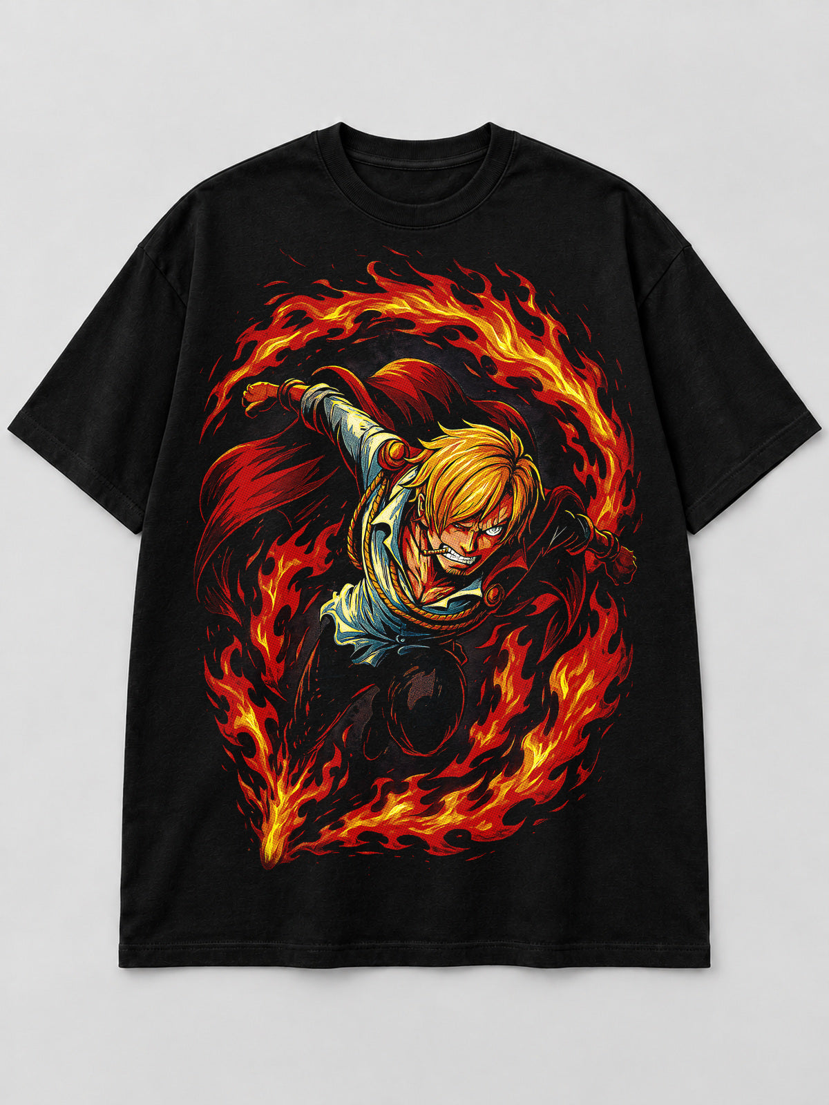 One Piece - Sanji Patada de Fuego