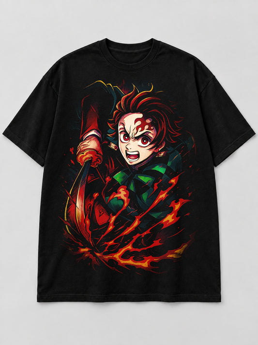 Demon Slayer - Tanjiro Ira Escarlata