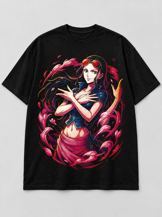 One Piece - Nico Robin Pétalos Carmesí