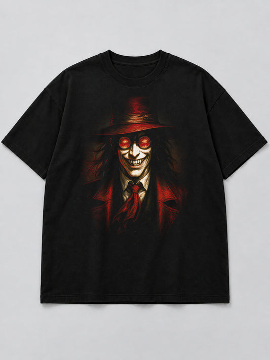Polera Alucard's Menacing Presence negra de corte amplio