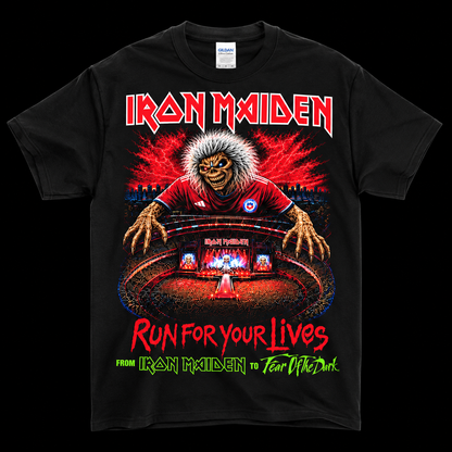 Polera Iron Maiden Negra 100% Algodón | Serigrafía Rock | ENVÍO GRATIS A TODO CHILE